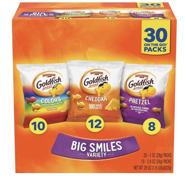 Goldfish Crackers Big Smiles Variety Pack